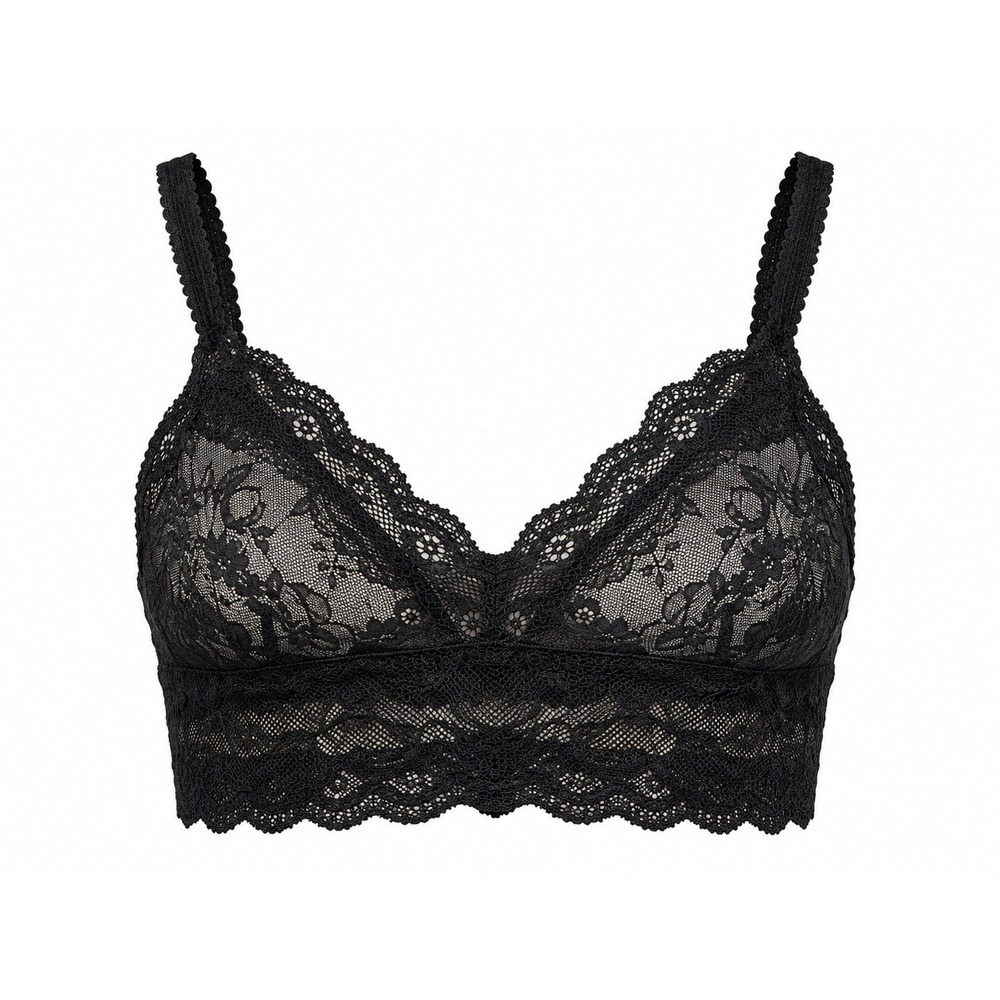 b.tempt'd by Wacoal Black Sheer Bralette Size XL NWT Wireless 910225 NWT